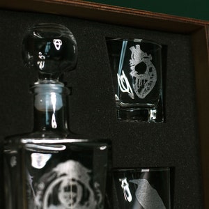 Whiskey Decanter Set, Personalized Glasses, Custom Whiskey Glass, Monogrammed Whiskey Glasses - Etsy