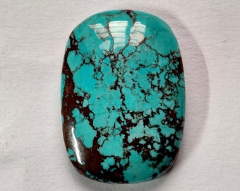 LOOSE GEMSTONE TURQUOISE 55Ct High Quality Natural Magnesite Turquoise Gemstone Smooth Cabochon Perfect Pendant Size Turquoise Size35X25X7MM