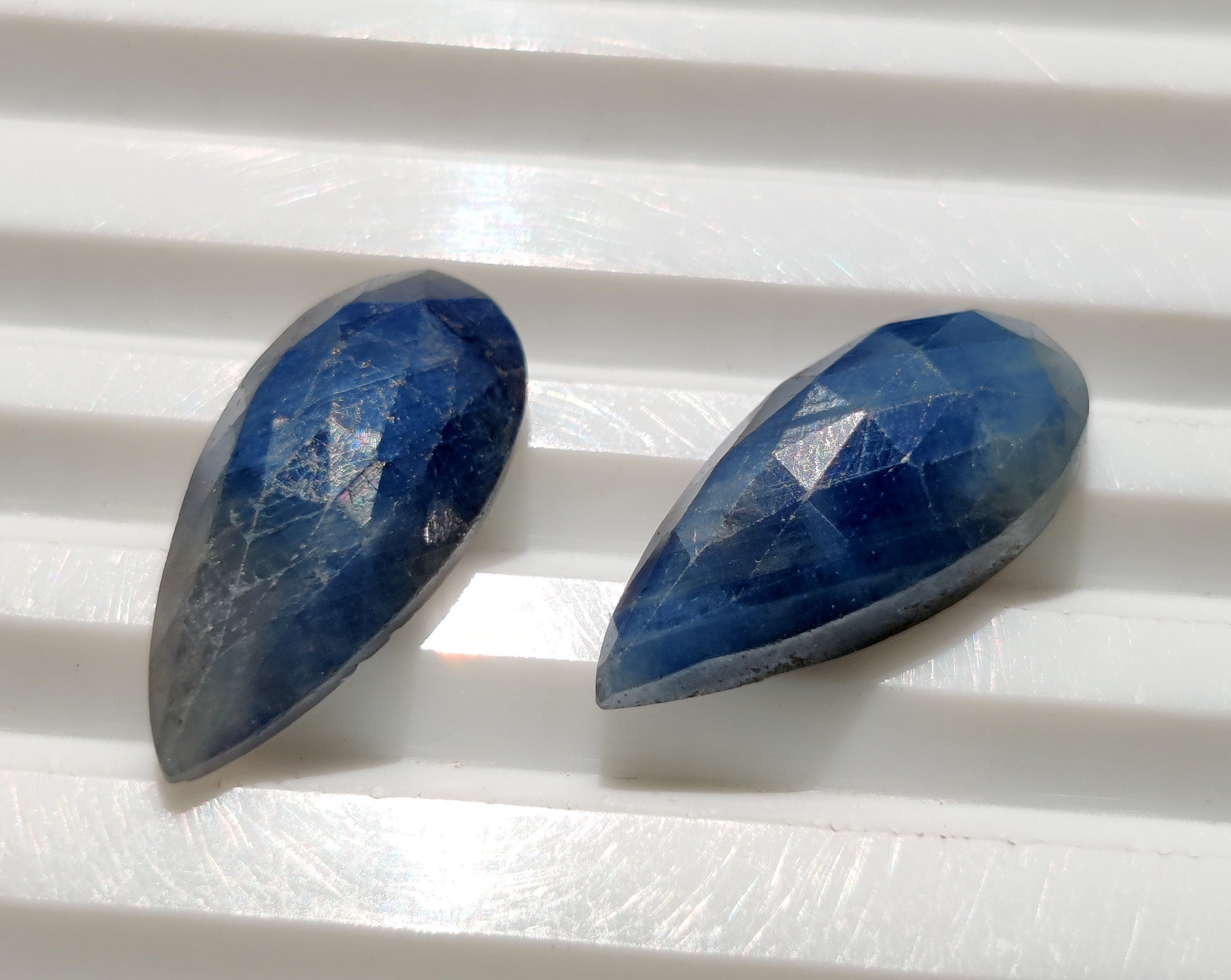 NATURAL BLUE SAPPHIRE Loose Gemstone 11.90Ct High Quality | Etsy