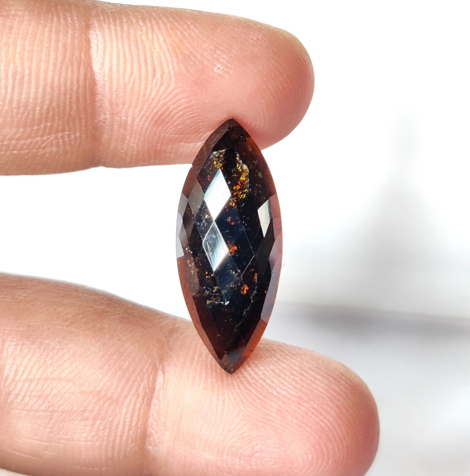 Dark Brown Tourmaline Gemstone