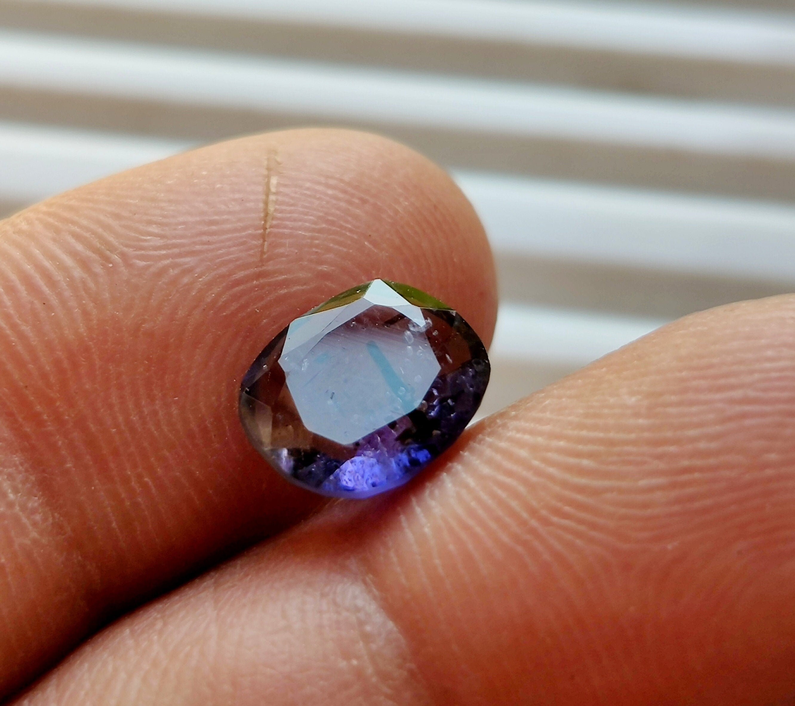 BLUE IOLITE GEMSTONE Oval Shape 2Ct Good Quality Natural Blue Etsy