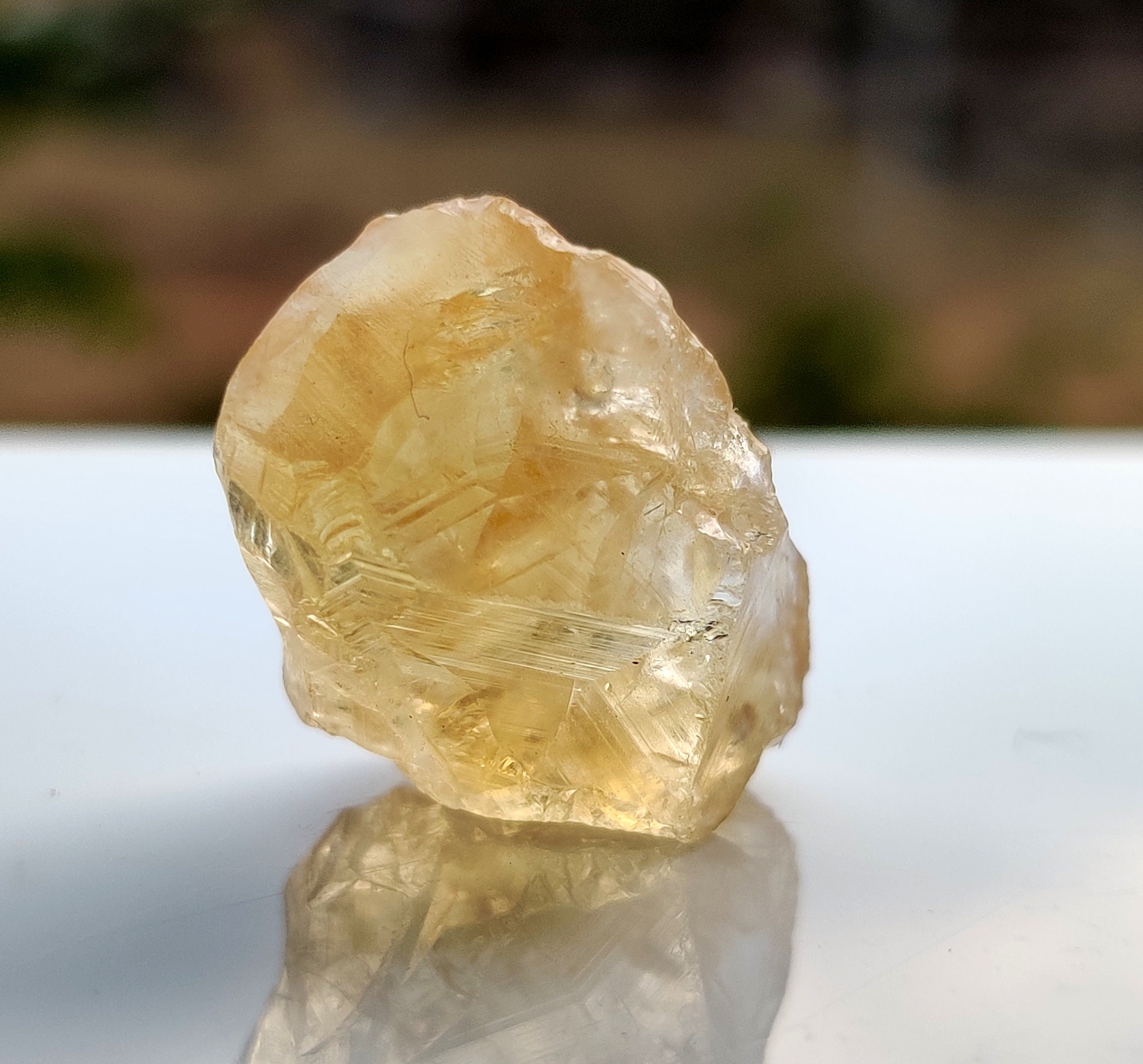 Natural Citrine Rough Gemstone 25Ct Citrine Untreated Specimen | Etsy