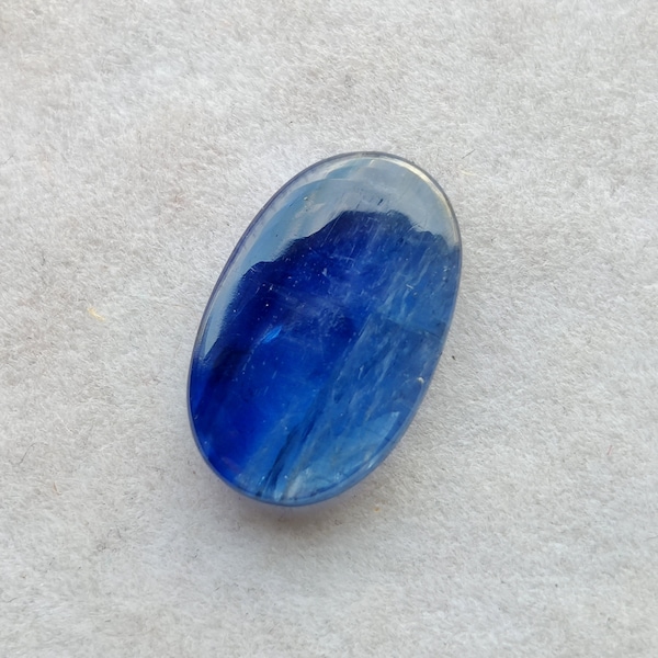 BLUE KYANITE GEMSTONE 4Ct High Quality Natural Blue Kyanite Cabochon Oval Shape Perfect Ring Size Kyanite Loose Gemstone Jewelry 14x9x2MM