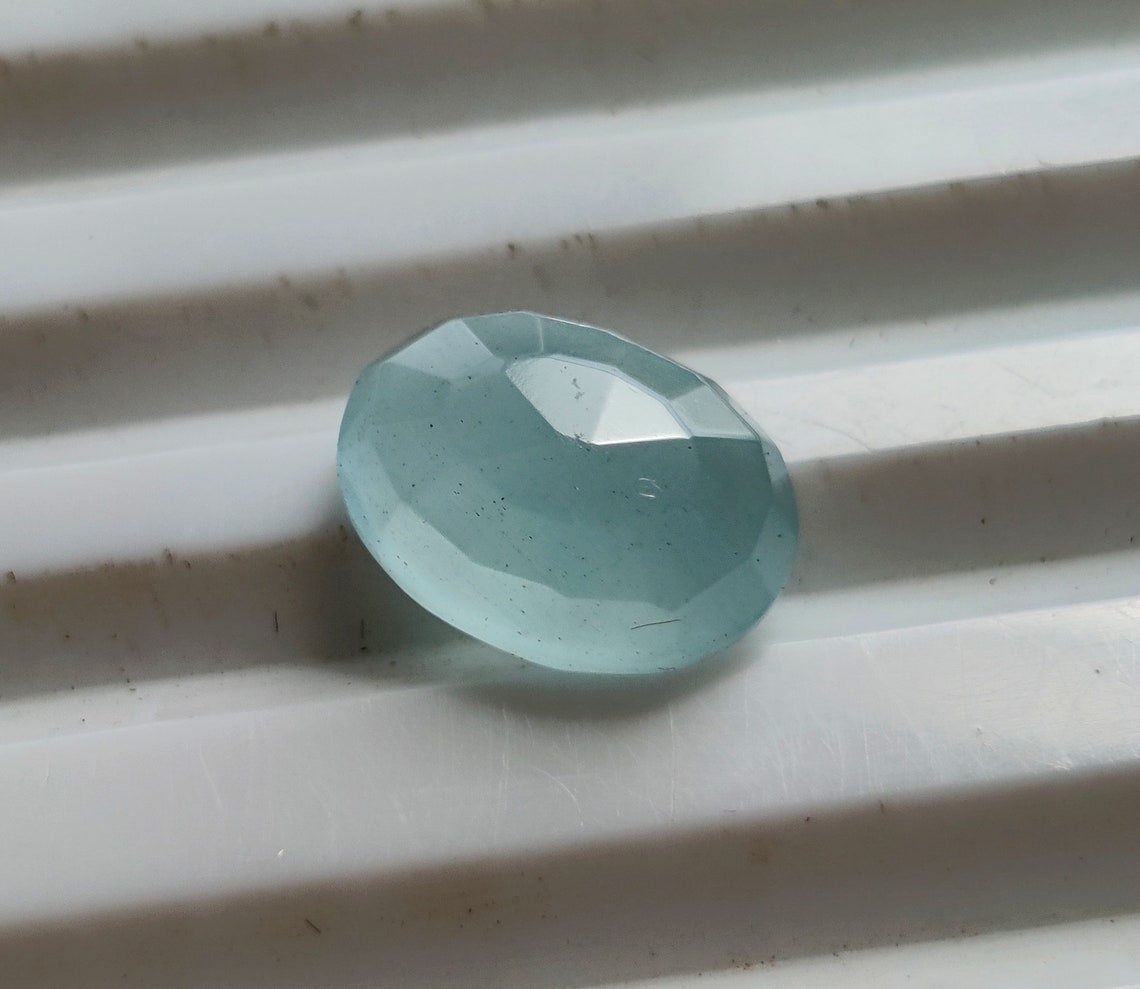 LOOSE AQUAMARINE GEMSTONE 2.50CT Natural Aquamarine Faceted Etsy