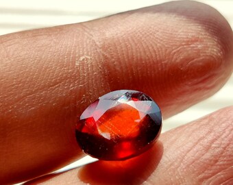 オレンジガーネットのルース オレンジガーネット ルース 宝石 6カラット 良質 天然ヘソナイト