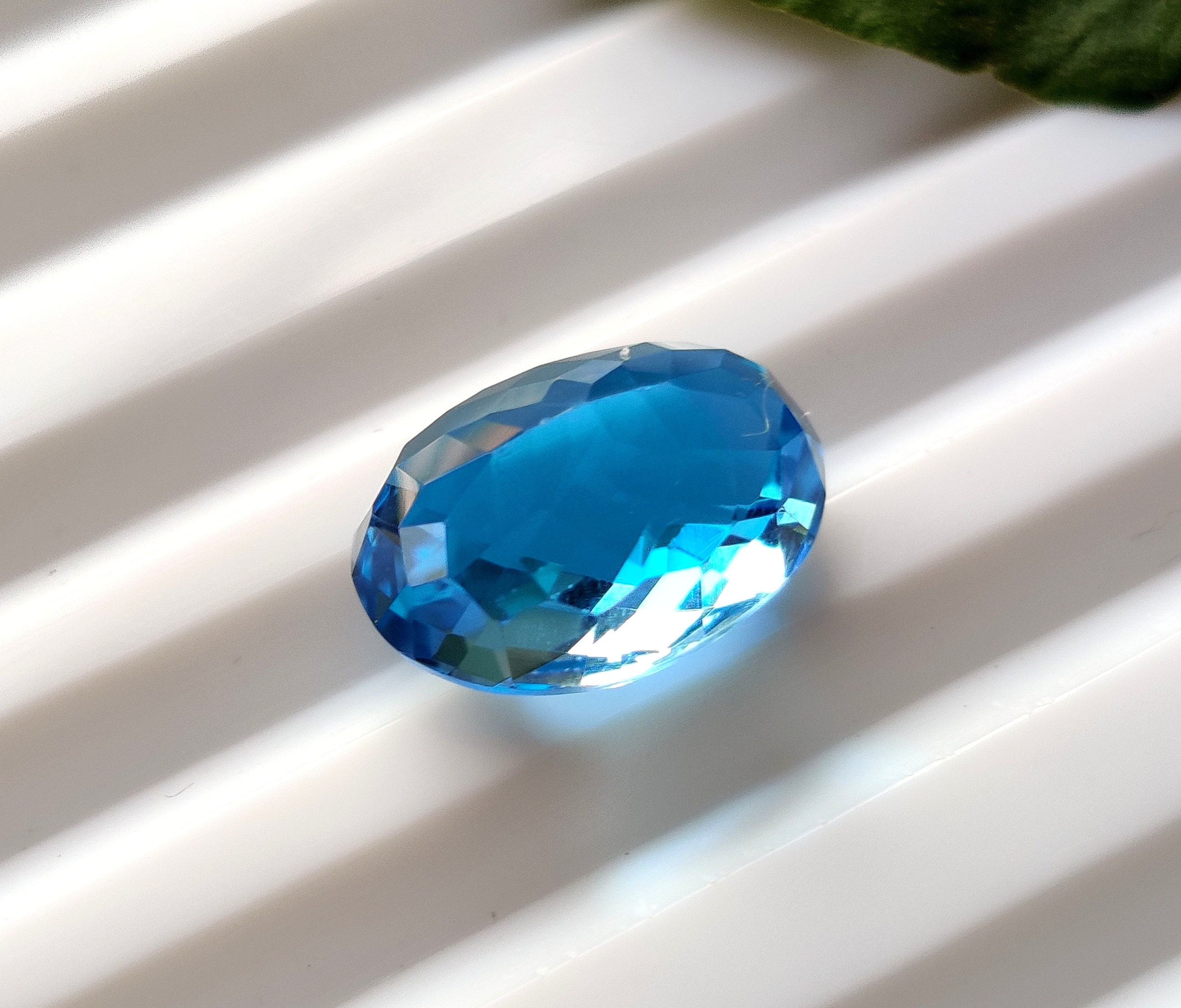 SWISS BLUE TOPAZ Gemstone 5.50ct Top Quality Blue Topaz - Etsy