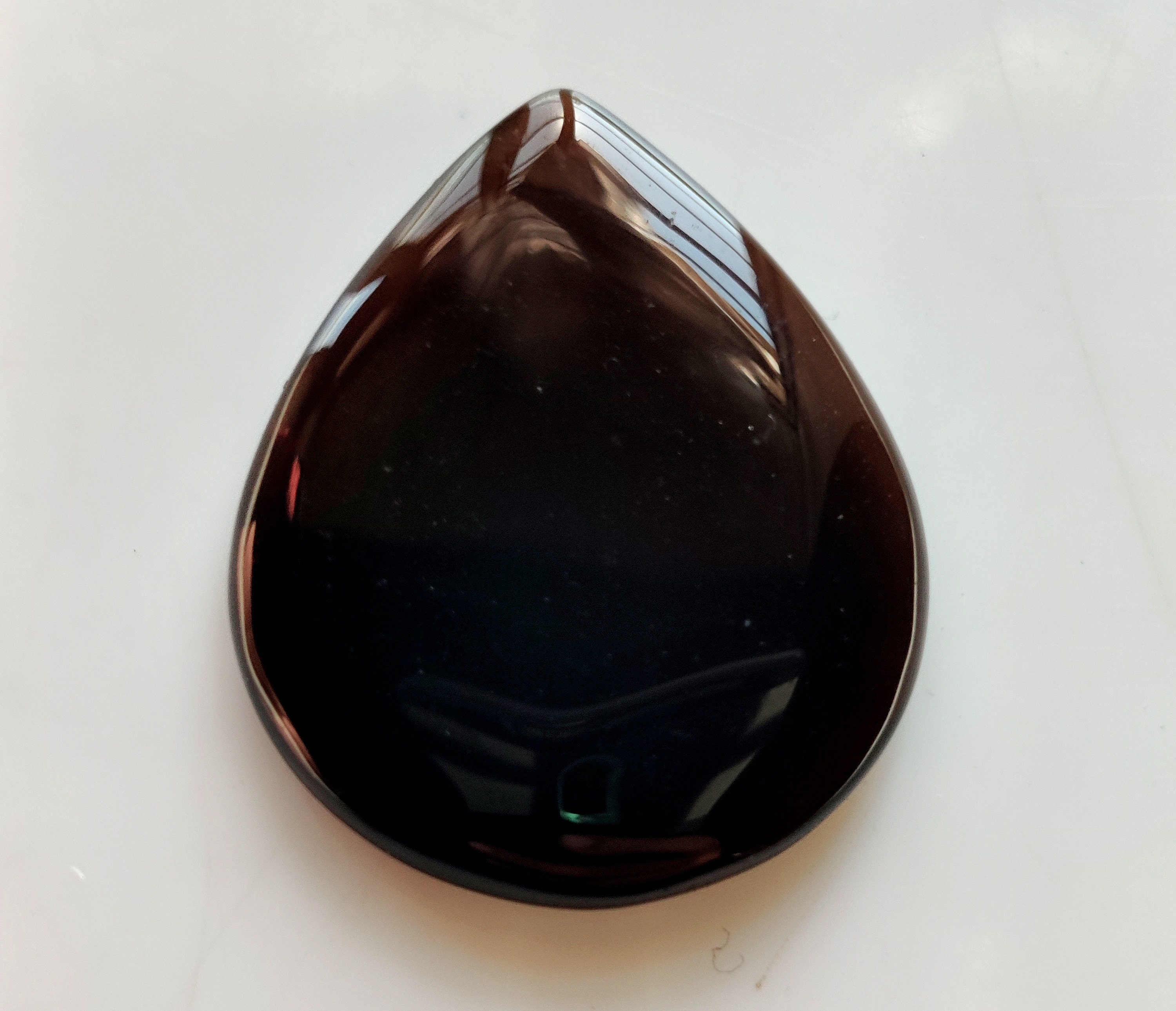 Black Onyx Gemstone 37ct High Quality Natural Z Black Onyx