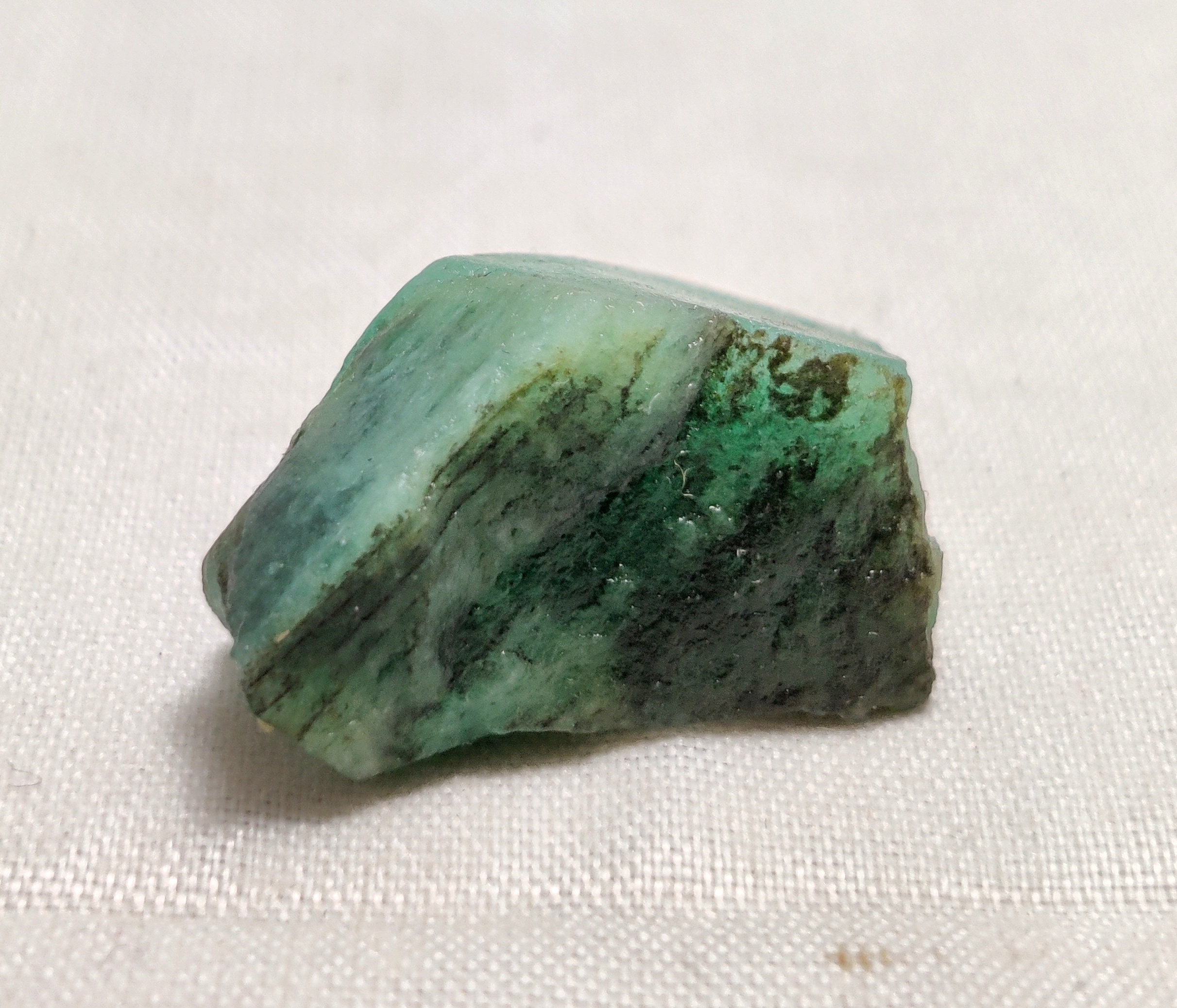Emerald Gemstone Raw Material 31ct High Quality Natural Green Etsy
