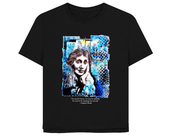 Virginia Woolf T-Shirt – Women's Organic Cotton Literary Art Tee