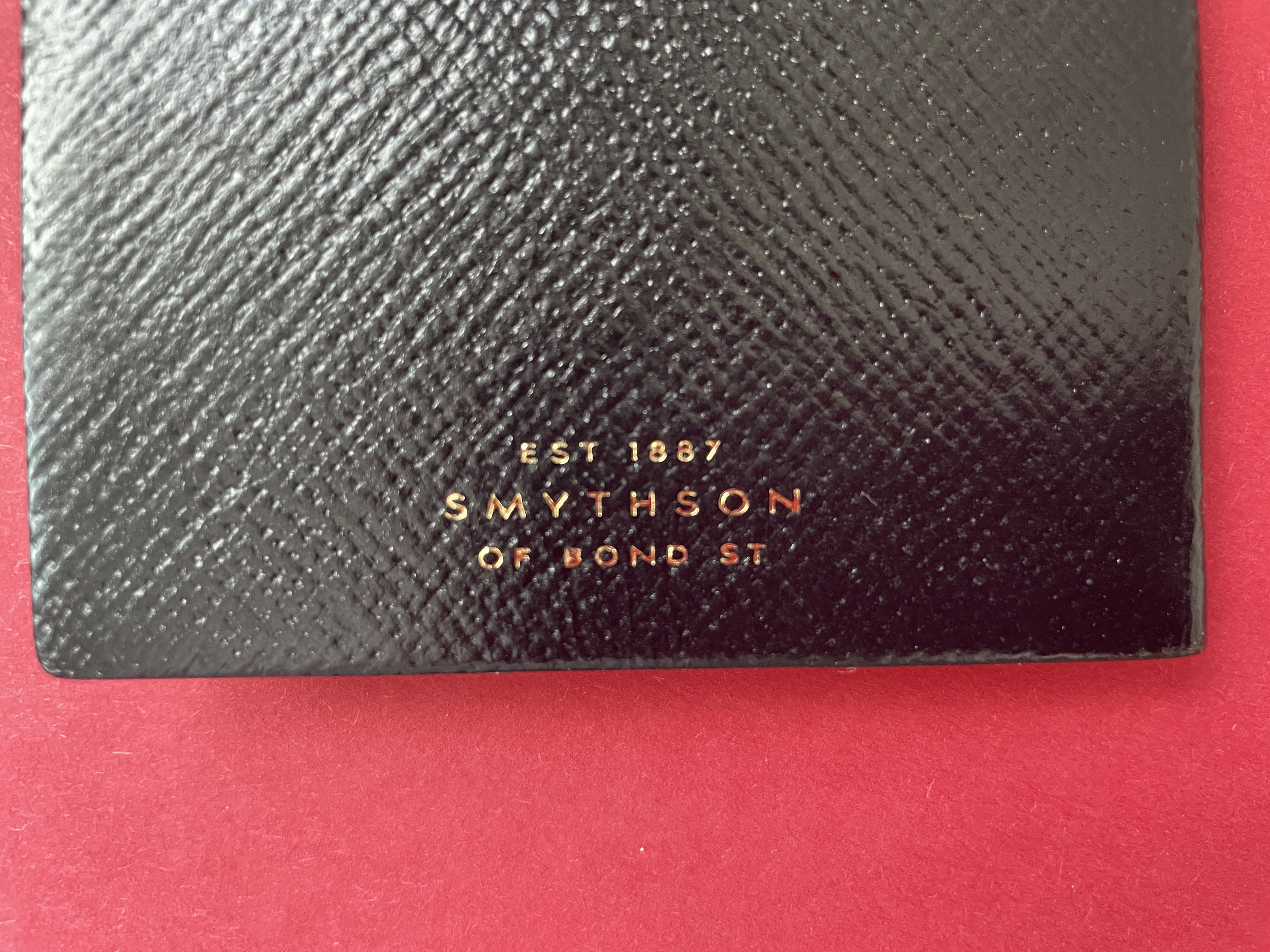 Does anyone have smythson notebook? I'm looking for the leather