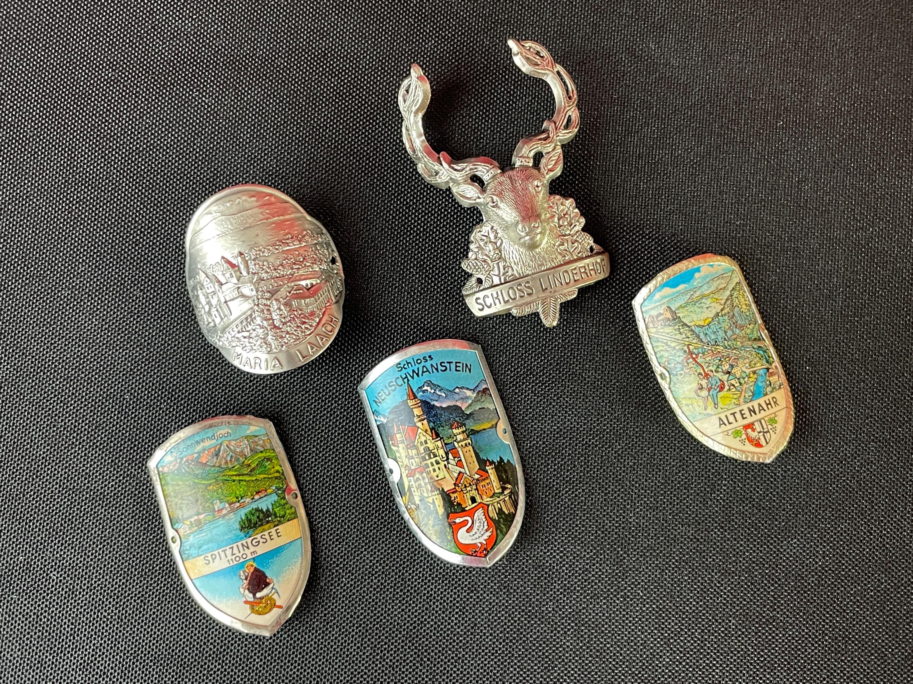 Store CLOSING — Vintage Bavarian Hiking Stick Medallion: German