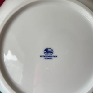 Vintage 8 in Serving Bowl Blue Onion Large Square Bowl or Dish Hutschenreuther Blue & White Bavarian Porcelain Service Dishwasher Safe image 5