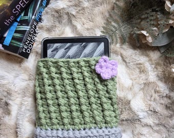 Handmade Plant Pot Kindle Sleeve – Cottagecore E-Reader Cover