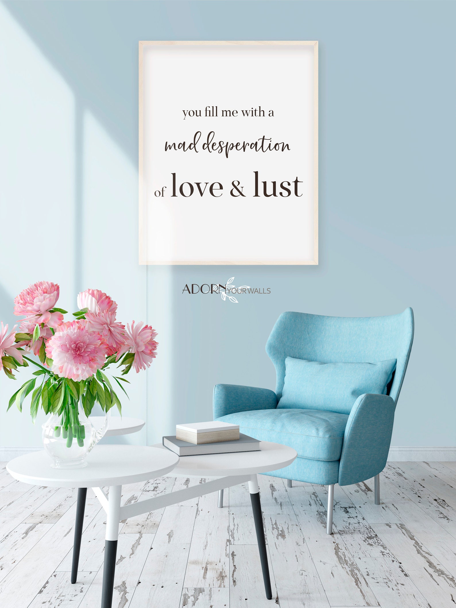 Romantic Wall Art Romantic Quote Wall Art Romantic Etsy