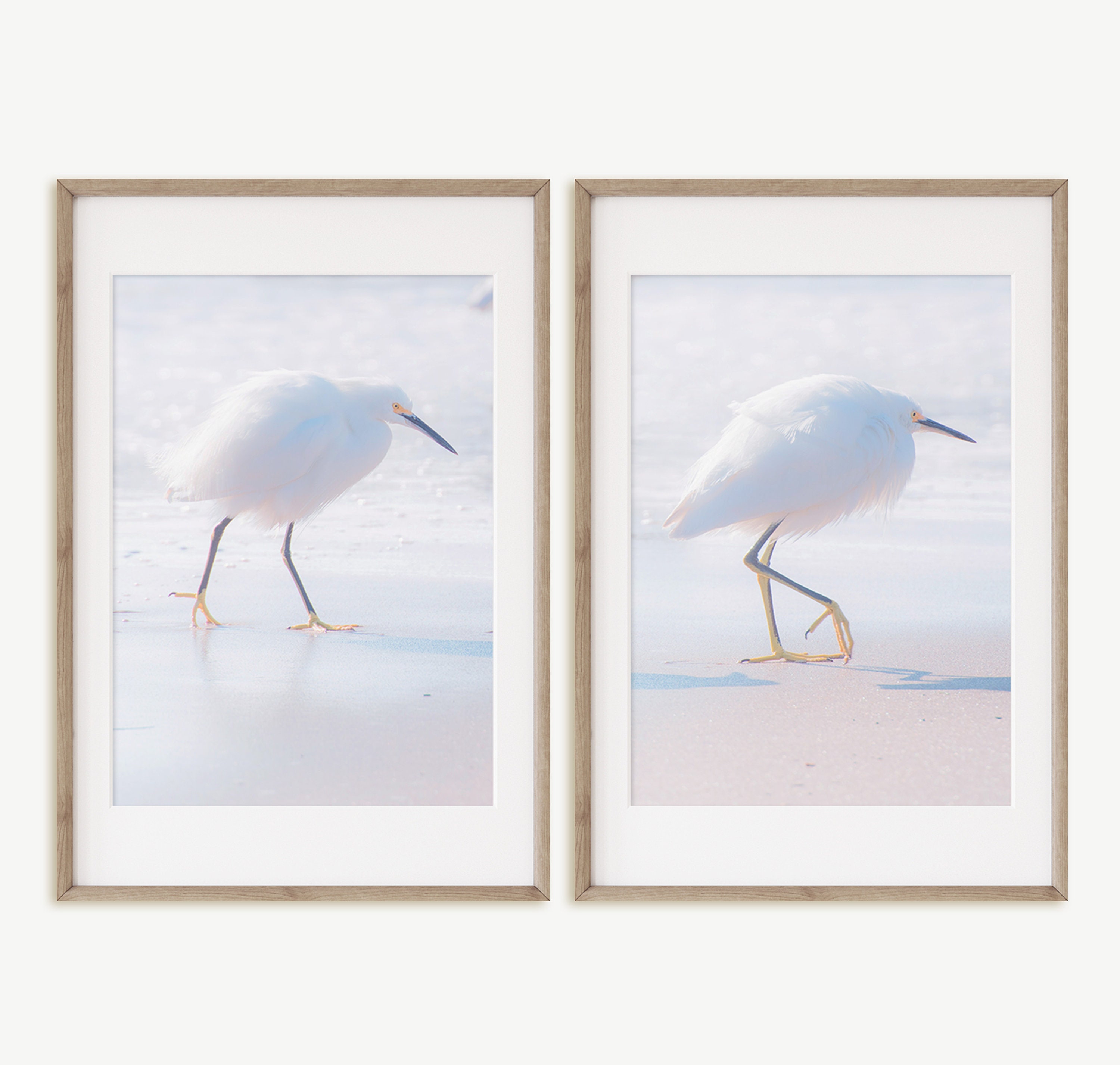 Set of 2 Prints Beach Print Beach Wall Art Coastal Print Etsy