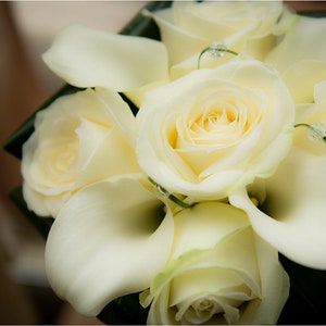Yellow Rose and Lilly Wedding Bouquet, Flowers, Instant Print, Digital File, Printable, Instant Download,  Wedding Photography