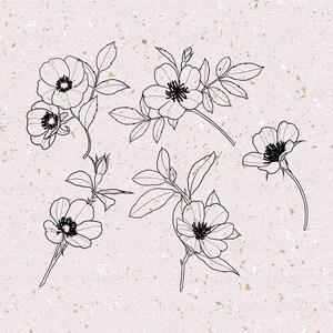 50 Procreate Brushes - Cherry Blossom Tattoo Set - Stamp Template ...