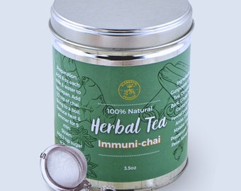 Immuni-chai Adaptogen Blend - All-natural tea with adaptogenic herbs for delicious everyday health