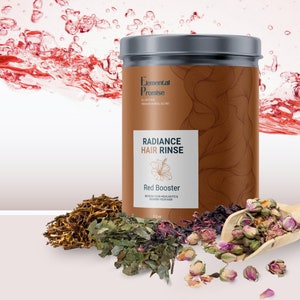 Radiance Hair Rinse Red Booster Red Hair Refresh & Nourish Herbal Hair Tea image 3