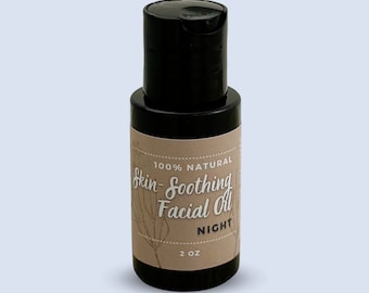 Skin Soothing Night Time Facial Oil - All-natural herbal facial oil to nourish and protect your skin.