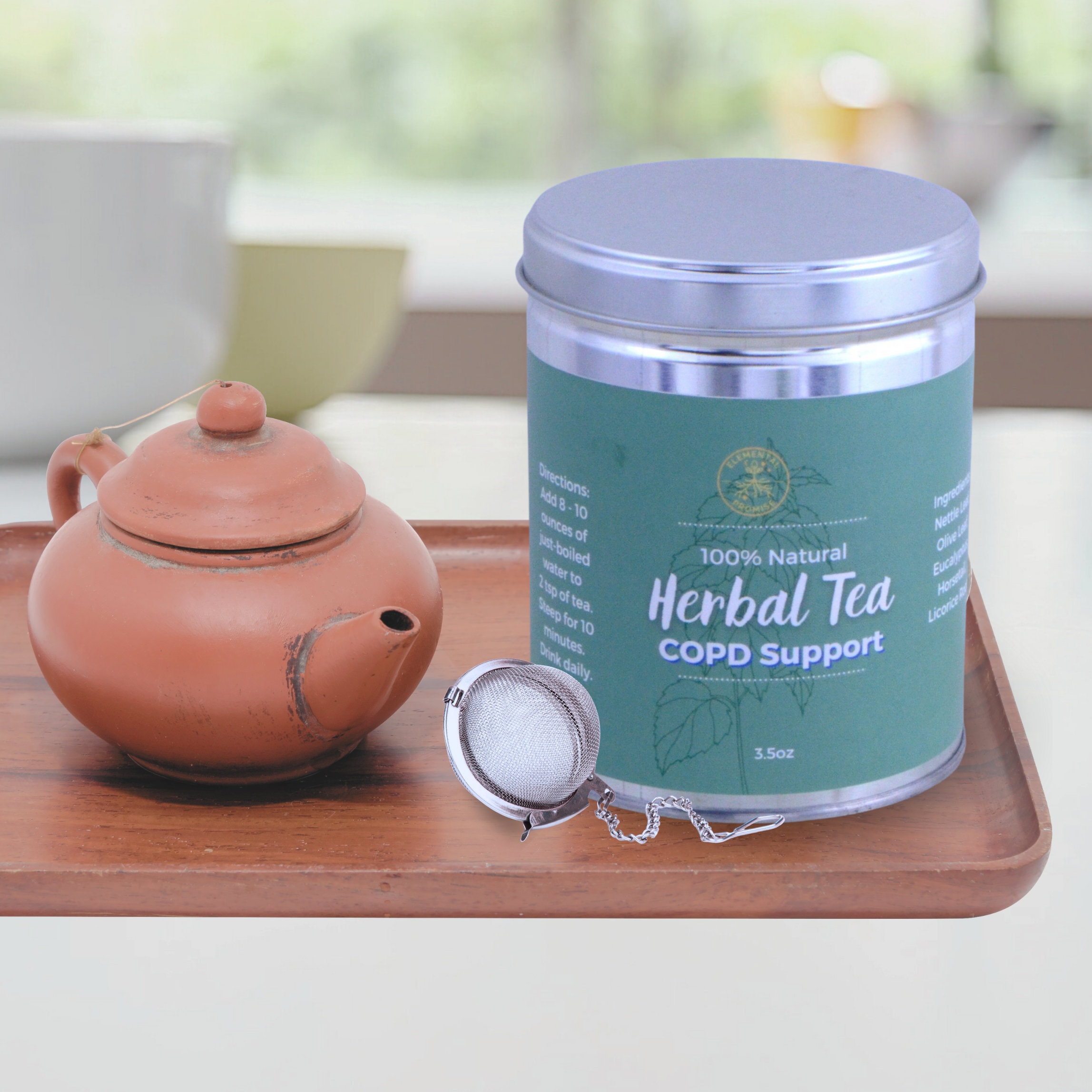 COPD Support Herbal Tea Allnatural Adaptogen Tea for Soothing COPD