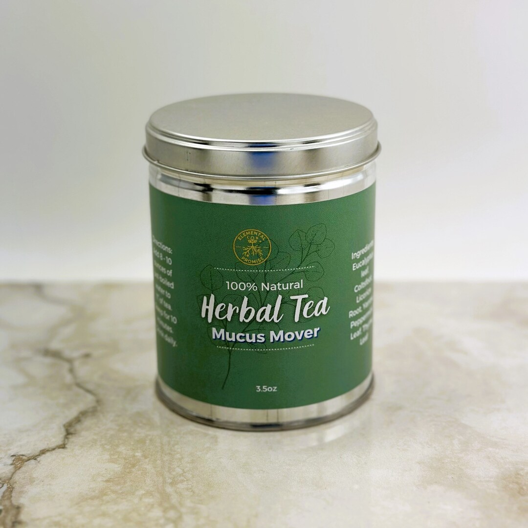 Herbal Mucus Mover Tea Allnatural Congestion Relieving Tea Etsy