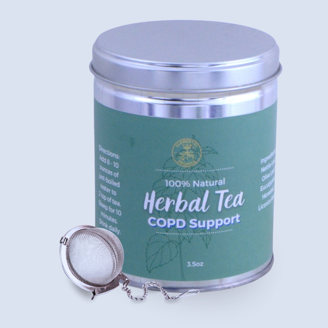 COPD Support Herbal Tea Allnatural Adaptogen Tea for Soothing COPD