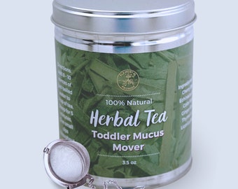 Toddler Mucus Mover Herbal Tea - All-natural herbal blend for congestion relief in small children
