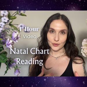 Lectura de la carta natal en vídeo de 1 hora