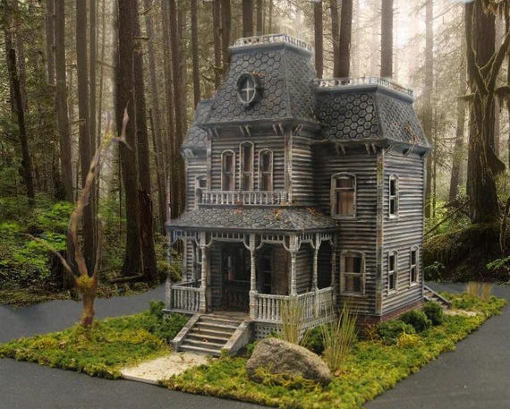 BATES Psycho House Model Diorama~horror Movie~miniatures~model