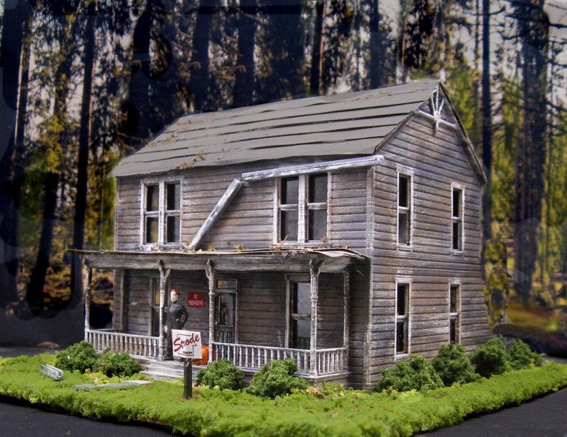 MICHAEL MYERS House Modeldiorama Halloween Movie House187 Etsy