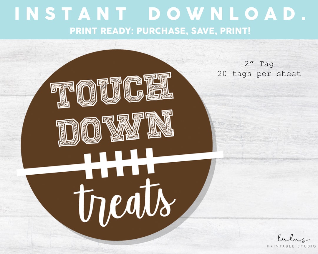 Football Tag, Superbowl Tag, Time Out Treats, Touchdown Treats ...