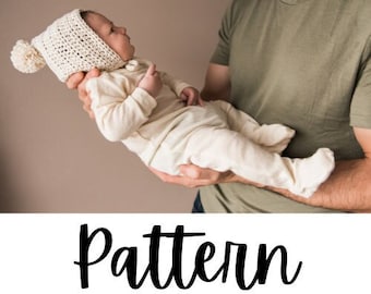 Crochet Bonnet Pattern, Crochet Pixie Bonnet Pattern, Pixie Bonnet Crochet Pattern, Crochet Baby Bonnet Pattern, Baby Bonnet Crochet Pattern