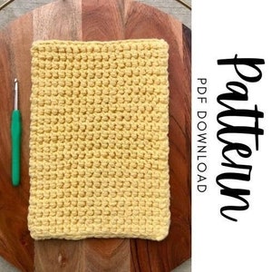 Crochet Casserole Dish Hot Pad Pattern, Crochet Pot Holder, Crochet Potholder Pattern, Thick Crochet Hot Pad Pattern, Crochet Trivet