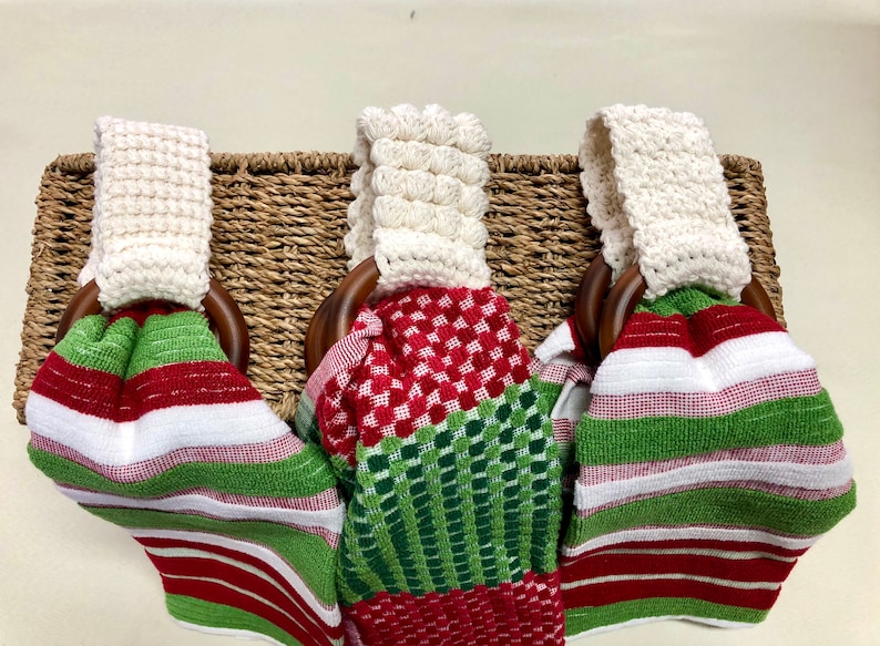 Crochet Towel Ring Pattern Crochet Towel Hanger Patterns Etsy