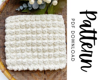 Bobble Trivet, Crochet Hot Pad Pattern, Bobble Stitch Hot Pad Pattern, Crochet Trivet, Crochet Potholder Pattern, Bobble Stitch Potholder