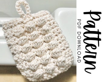 Crochet Soap Saver Pattern, Soap Saver Crochet Pattern, Crochet Soap Bag Pattern, Soap Cozy Pattern, Pont Neuf Crochet, Pont Neuf Studio