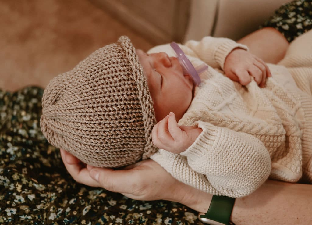 Knit Newborn Hat Etsy