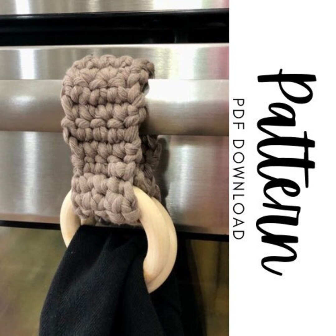 Ring Towel Hanger Pattern Crochet Towel Hanger Patterns Etsy
