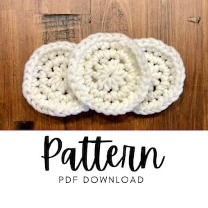 Crochet Dish Scrubbie Pattern, Crochet Cleaning Scrubbie Pattern, Crochet Scrubber Pattern, Pot and Pan Scrubbie Pattern, Round Scrubby