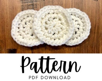 Crochet Dish Scrubbie Pattern, Crochet Cleaning Scrubbie Pattern, Crochet Scrubber Pattern, Pot and Pan Scrubbie Pattern, Round Scrubby