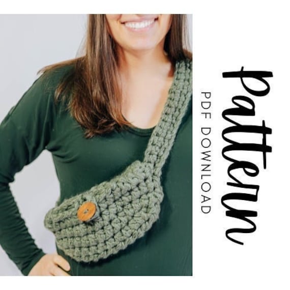 31 Crochet Sling Bags with Crossbody Bags, Tote Bags, and Keychain Styles 4 Crochet Fanny Pack