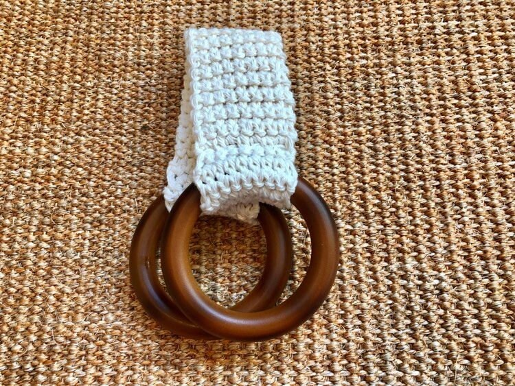 Crochet Towel Hanger Crochet Towel Ring Pattern Towel Hanger Etsy