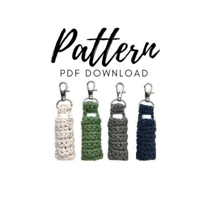 Crochet Chapstick Holder Pattern Crochet Chapstick Holder Etsy