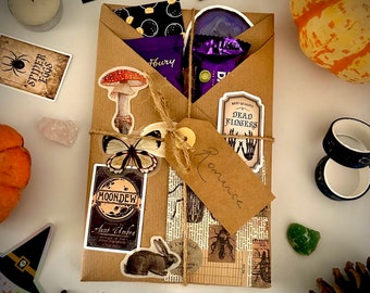 Witchy Blind Date With A Book | Mystery Surprise Book | Bookish Gifts | Horror, Fantasy, Witchcraft, Spell Book, Witchy Fiction, Tarot Cards