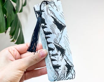 Marcapáginas de la Comunidad del Anillo, Aventura Fantástica, Diseño de Magos, Enanos, Elfos y Goblins, Borla