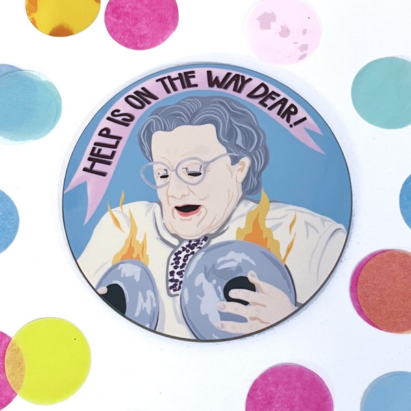 Help is on the way dear sticker etsy