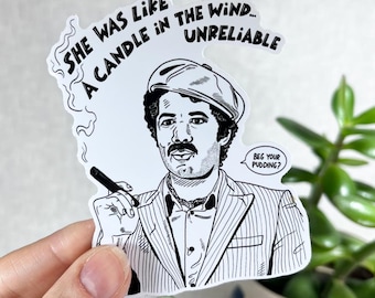 Pegatina de Dean Learner Darkplace - Telenovela de terror. Televisión divertida de nicho.