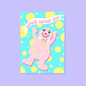 Karta z pozdrowieniami dla pana Blobby'ego