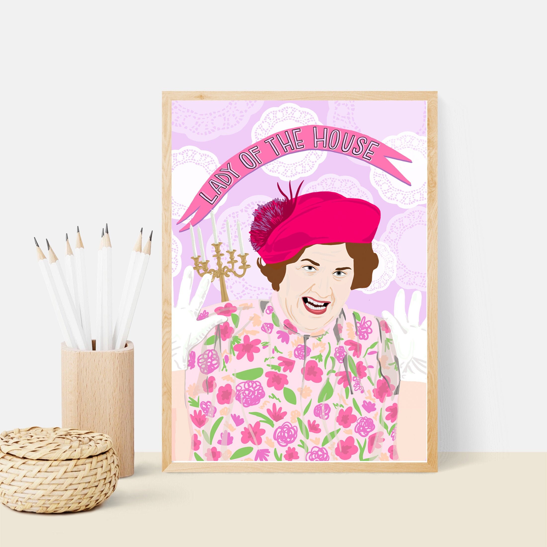 Mrs Bucket Keeping up Appearances Kunstdruk aan de muur Etsy